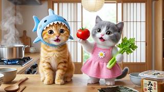 Kitchen Adventure! Ginger Kitten & Little Sister Cook with Fresh Tomatoes screenshot 3