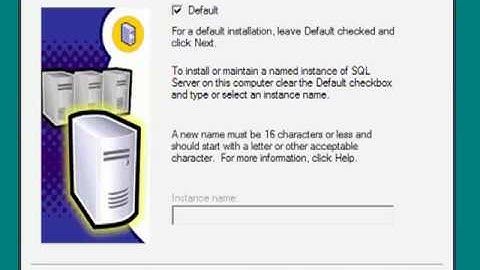 MS SQL Server 2000 - Installation