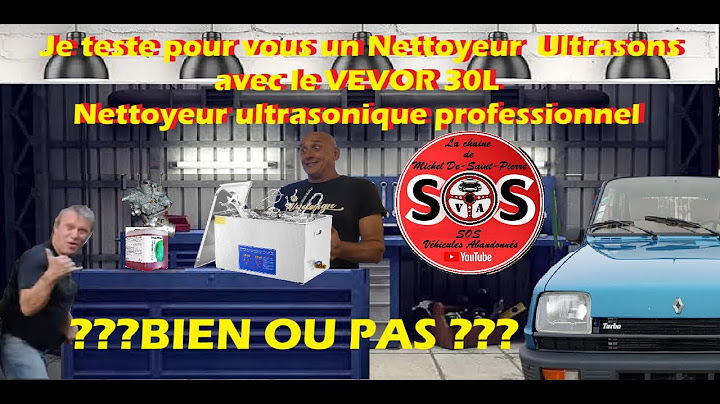 je teste une machine ultrason vevor