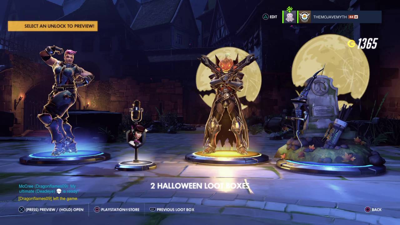 Opening 6 Halloween Loot Boxes