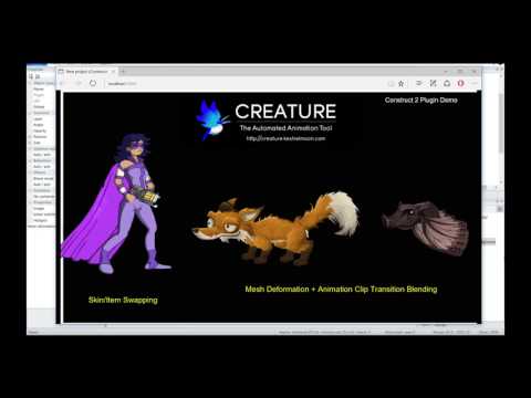 Creature Construct2 Plugin Demo