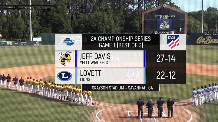 2021 Georgia Class AA State Baseball Championship:...