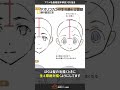 顔の基本比率 アオリフカンの生え際と立体感 【アニメ私塾切り抜き】 #shorts