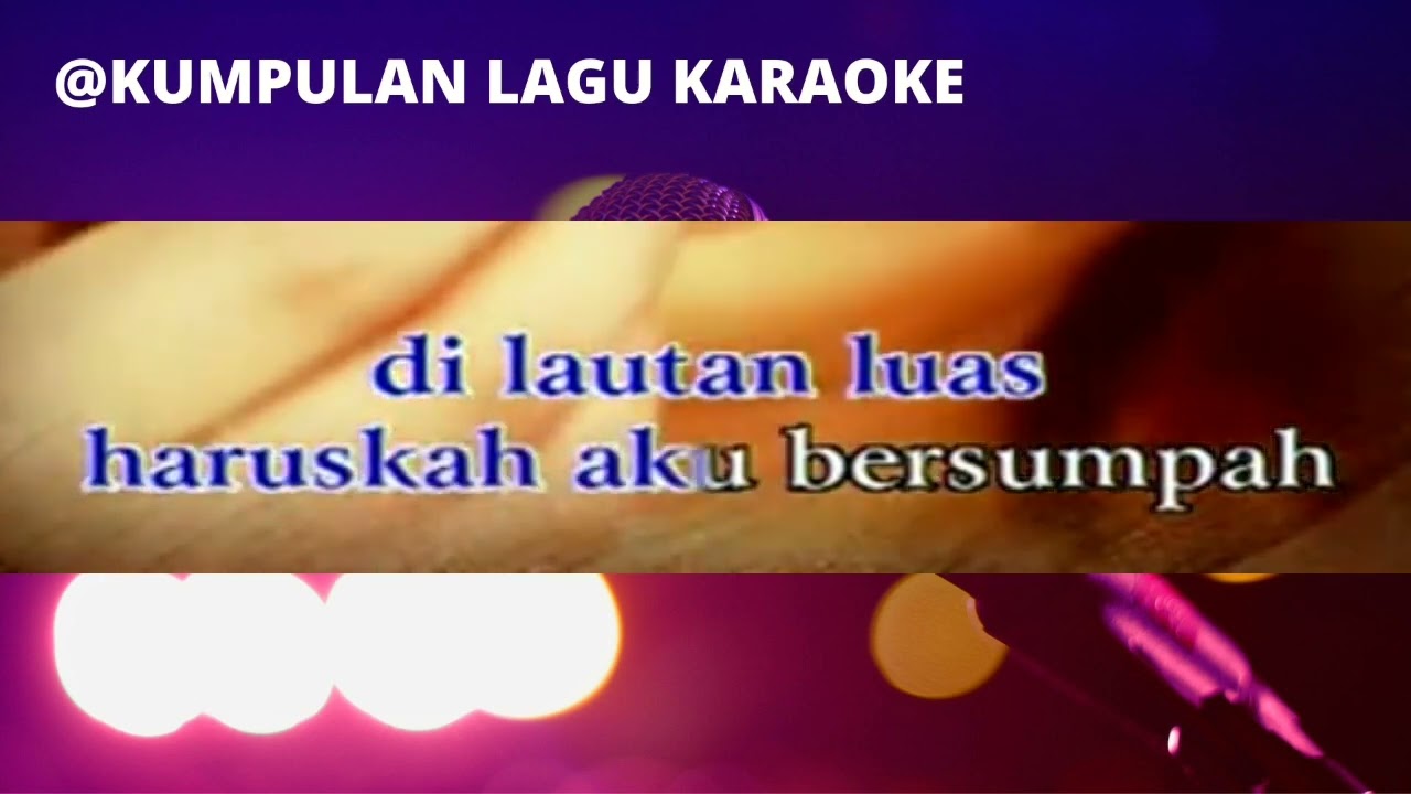 NYANYIAN SUARA HATI - INKA CHRISTIE | KAROKE LIRIK BERJALAN