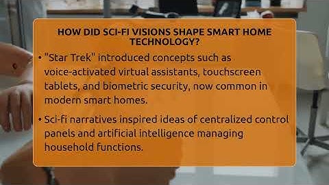How Did Sci-fi Visions Shape Smart Home Technology? - Talking Tech Trends