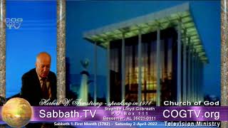 20220402 Sabbath Service from COGTV.org - Is God a Trinity and more
