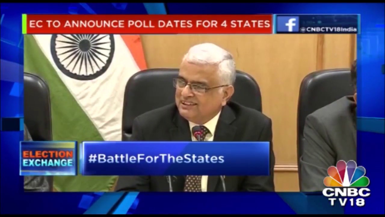 Election Commission Announces Poll Dates For Five States, Counting on ...