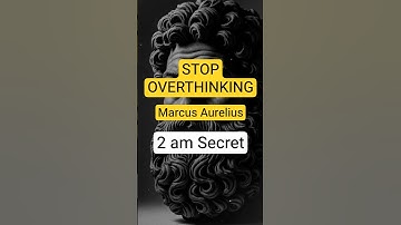 The Stoic Cure for Overthinking | Stoicism for Emotional resilience