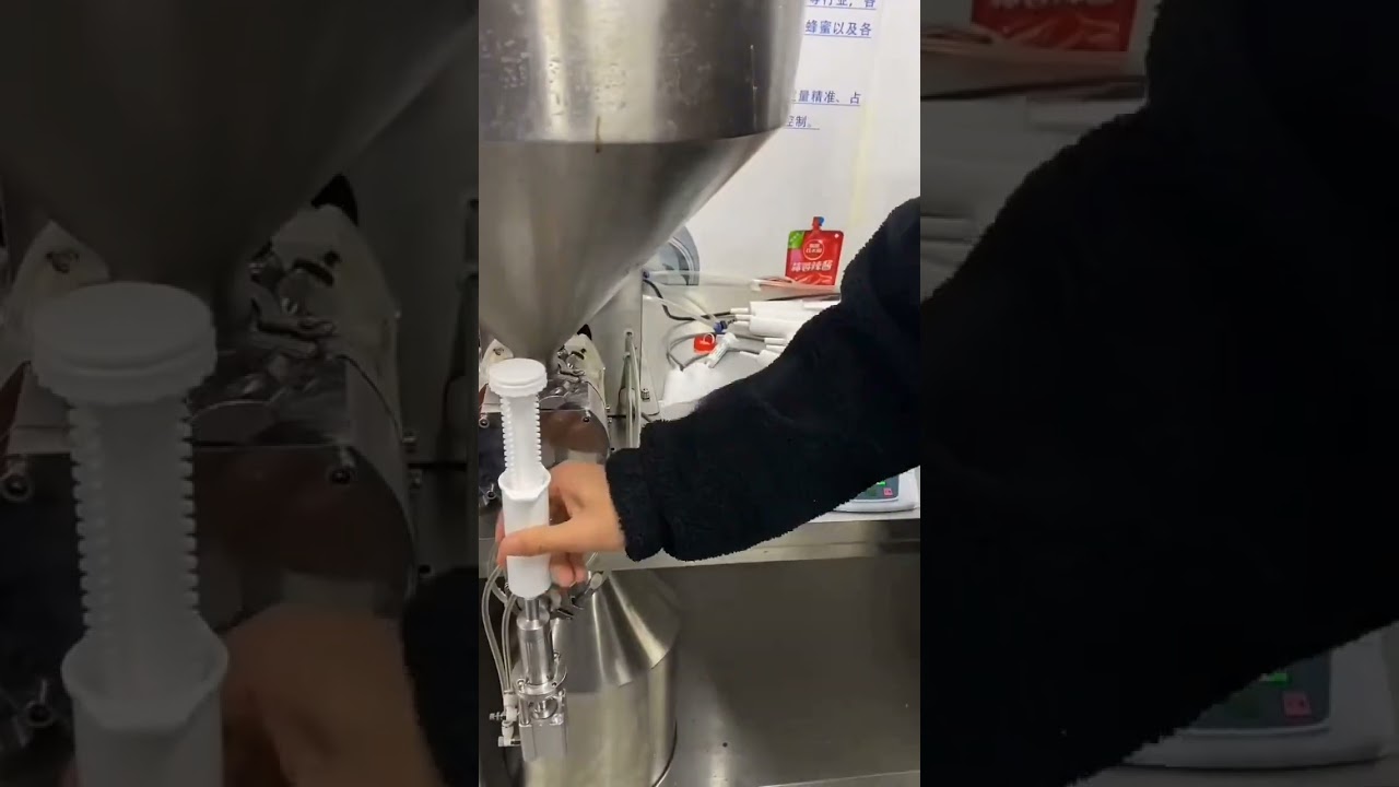 Pets gel filling machine 