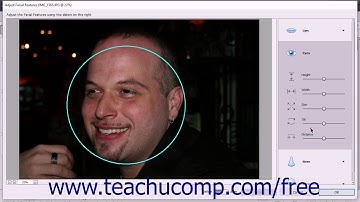 Photoshop Elements 2018 Tutorial Adjust Facial Features Adobe Training