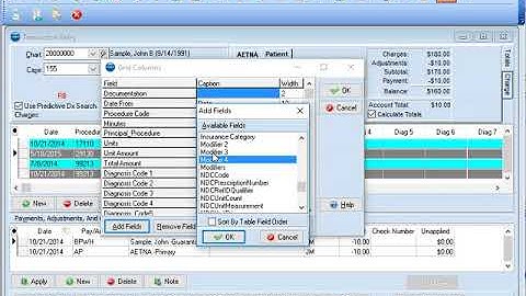 How To Configure Grid Columns In Medisoft