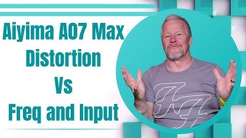 Aiyima A07 Max THD vs Frequency and Input with QA403 and Pico Scope #QA403 #THD #Picoscope #TPA3255