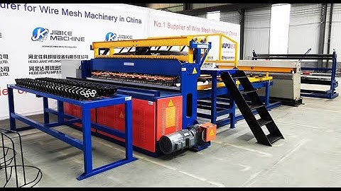 3-6mm Construction Mesh Panel Welding Machine With Precision Mesh Cutting Device