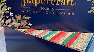 Day four paper craft society advent