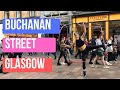 Attractive Buchanan Street 4K - Glasgow Walking Tour | Treadmill Video
