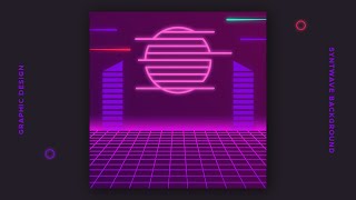 how to create synthwave background | Adobe Illustrator Tutorial