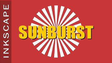 How to create a Sunburst in Inkscape | Duplicate and Rotate Shapes @JUHEL