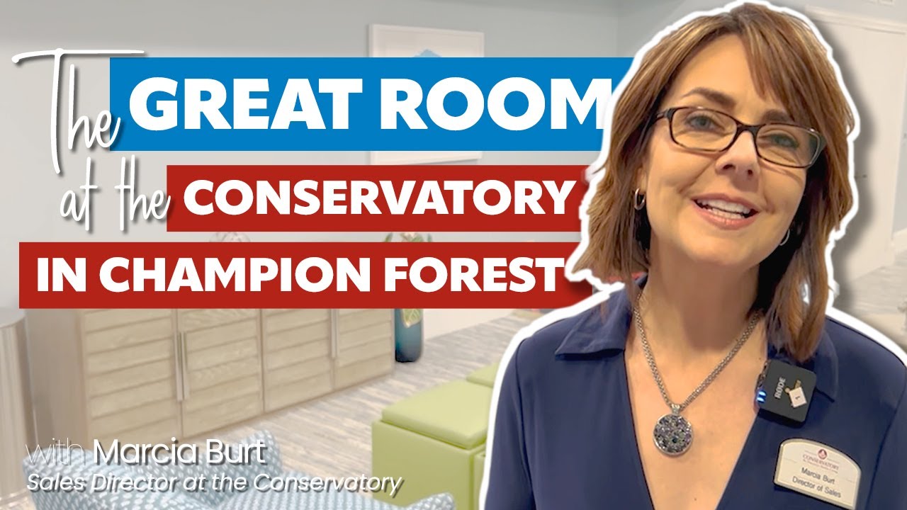 The Great Room at the Conservatory in Champion Forest