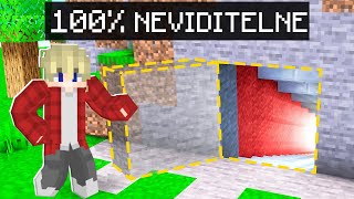 Postavil jsem Tajnou Místnost, Abych se Schoval Před Kamarádem v Minecraftu!