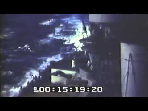 USS Colorado (BB-45) Fire Practice, USS Ralph Talbot (DD-390) Refuels, 11/05/1943 (full)