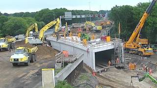 20-5-2016 Timelapse A12 70 meter tunnel in one weekend under highway!!