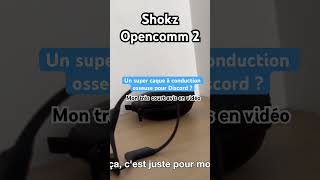Casque à conduction osseuse Shokz OpenComm 2