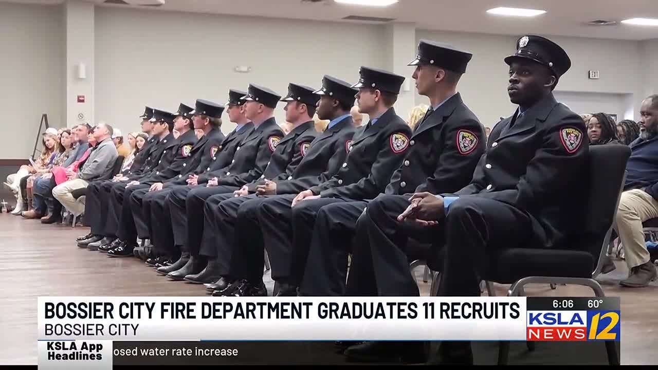 Bossier City Fire Department graduates 11 recruits YouTube