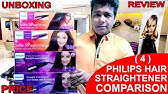 Comparison between PHILIPS BHS386 KeraShine and PHILIPS KeraShine HP8318  Hair Straightener - YouTube