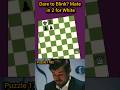 Most Players Miss This Mate in 2 #chess #shorts #puzzle