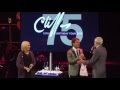 Cliff at 75 has Happy Birthday sung to him by Olivia Newton John