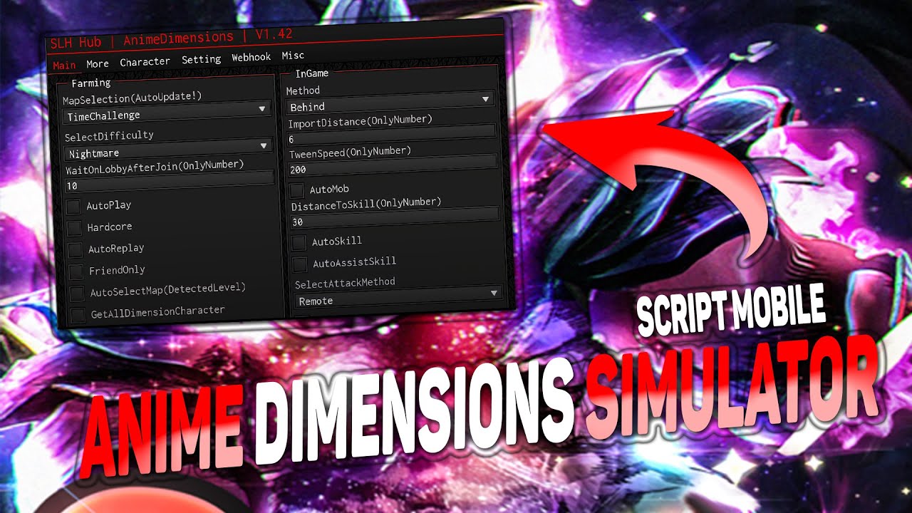 Anime Dimensions Simulator Free Sun Hub - Source Code