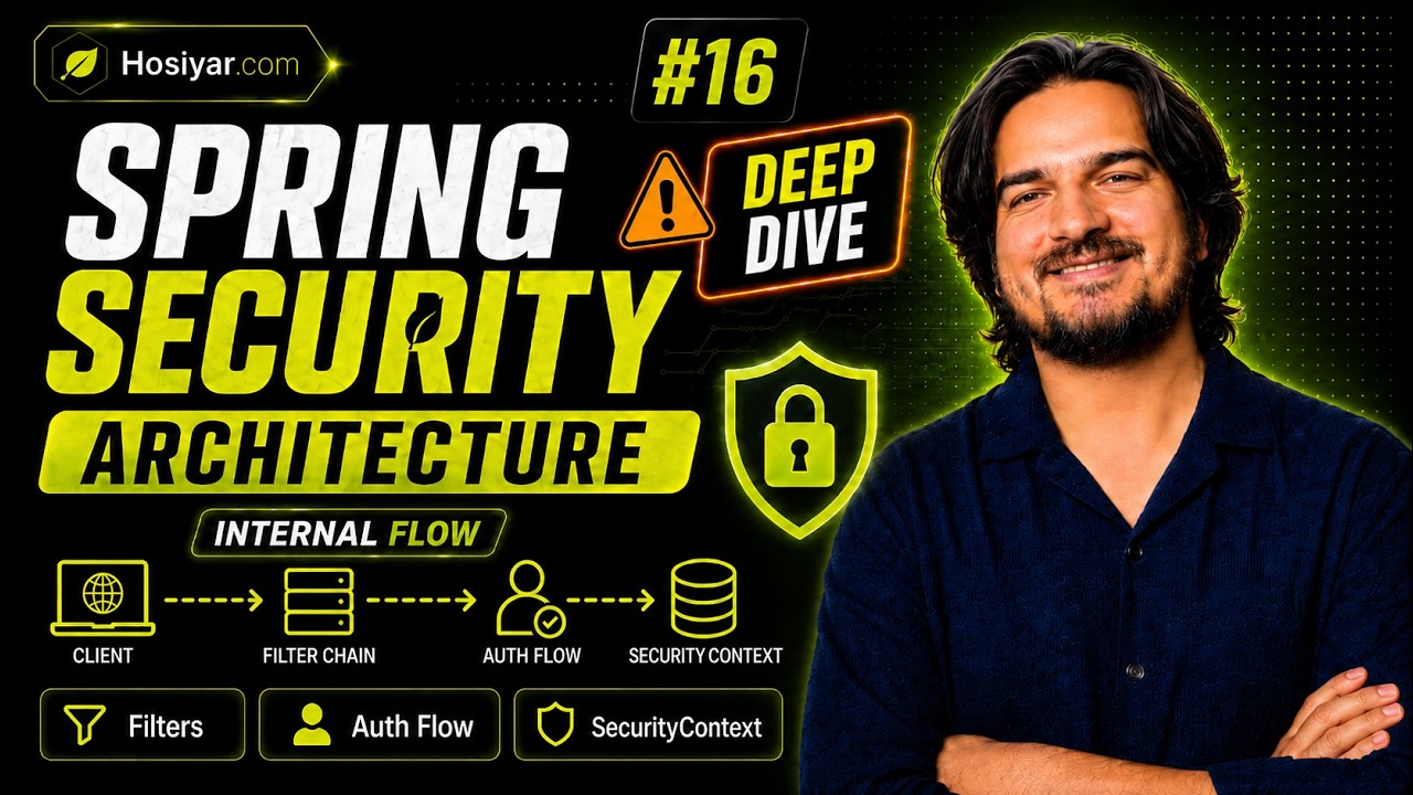 Spring Boot Mastery #16: Spring Security Architecture & Internal Flow ...