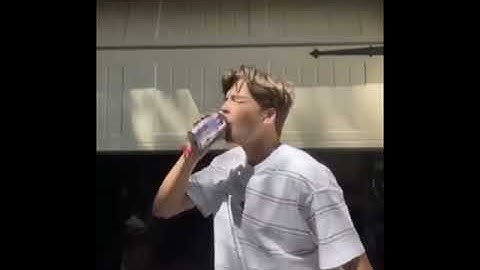 Can you chug a sparkling water without burping?