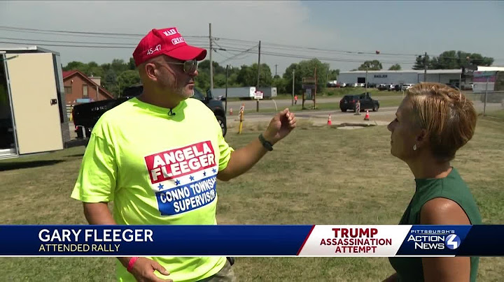 Trump supporter sitting behind former president at rally describes avoiding the gunfire