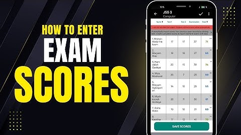 How To Enter Scores on Klacify 