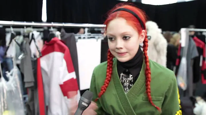 Natalie Westling Interview At New York Fashion Wee...