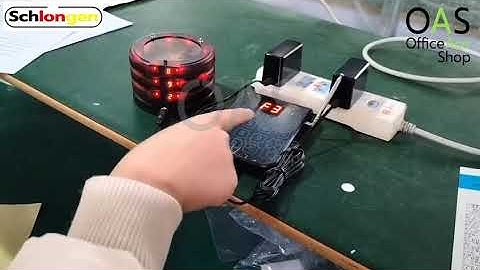 การใช้งานเครื่องเรียกคิว (Queue Pager) รุ่น SLG-Q201 สำหรับ ร้านอาหาร ร้านกาแฟ