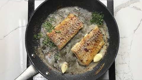 Butter-Basted Fish Filets With Garlic and Thyme