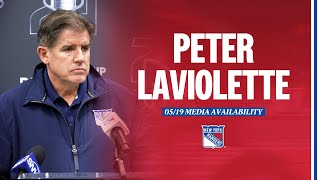 NYR Practice: Peter Laviolette Media Availability | May 19, 2024