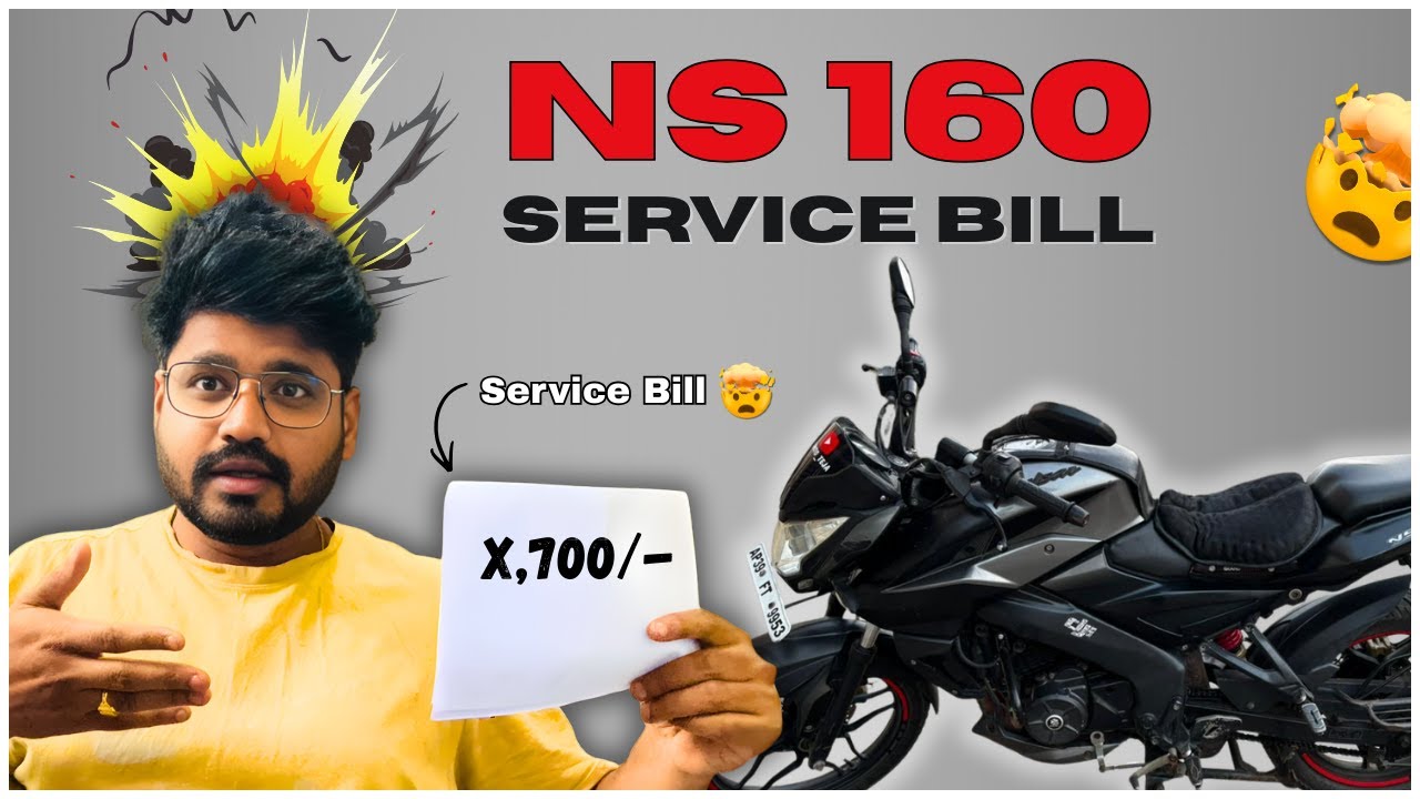 Na NS160 Major Service Bill ఎంత వచ్చిందో చూడండి 🤯 | My NS160 Service Bill | Moto Teja