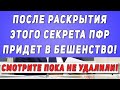 Смотрите пока не удалили! После раскрытия этого секрета ПФР придет в бешенство!