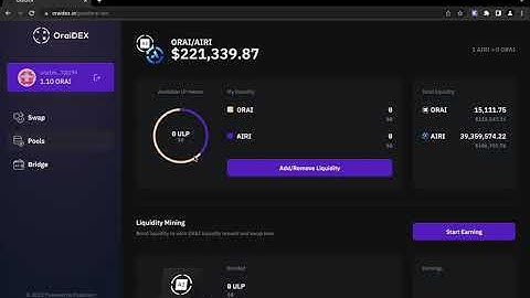 How to join Pools on OraiDEX