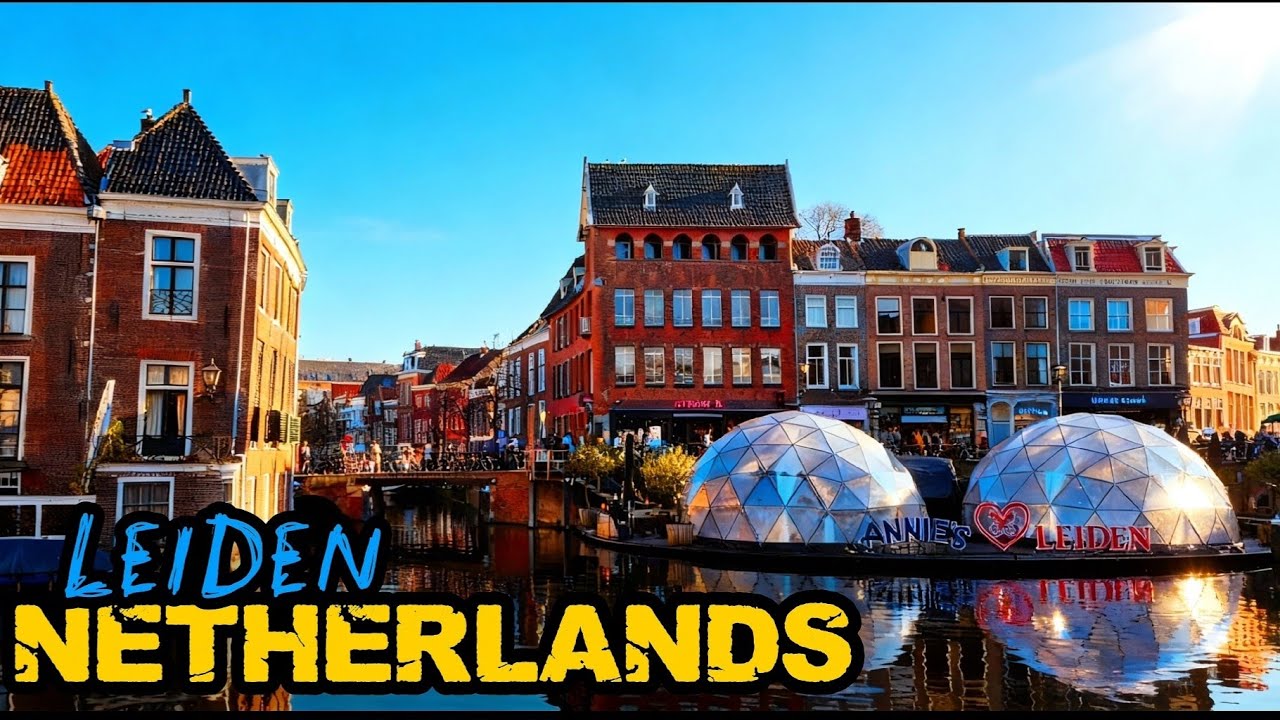 Leiden | 4K Walk | A Hidden Gem of the Netherlands | Historic Center & Canals