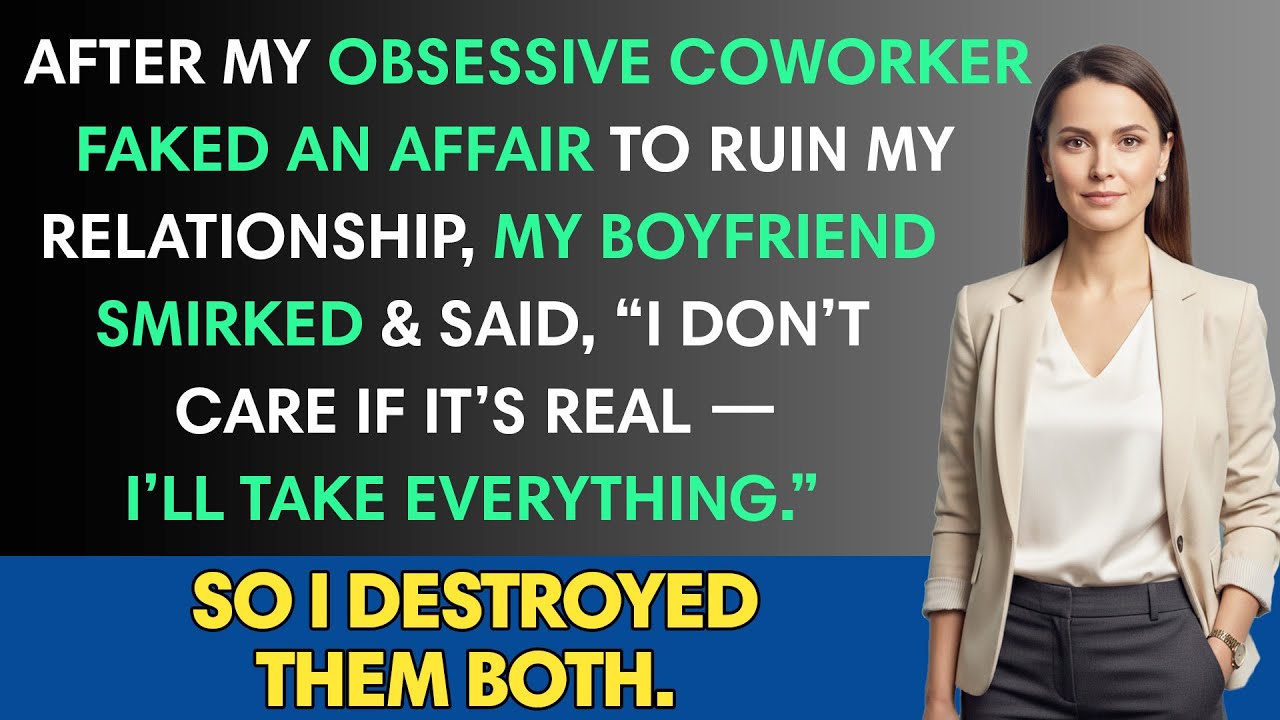 After My Obsessive Coworker Faked An Affair To Ruin My Relationship, My Boyfriend...