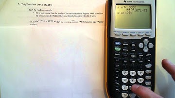 Trig, How to Find an Angle