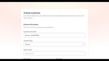 Partner Billing & Self-Invoicing