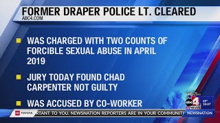 Former Draper Police Lt cleared of forcible sexual abuse charges