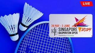 🔴 KFF Singapore Badminton Open 2024 Live Badminton 🏸