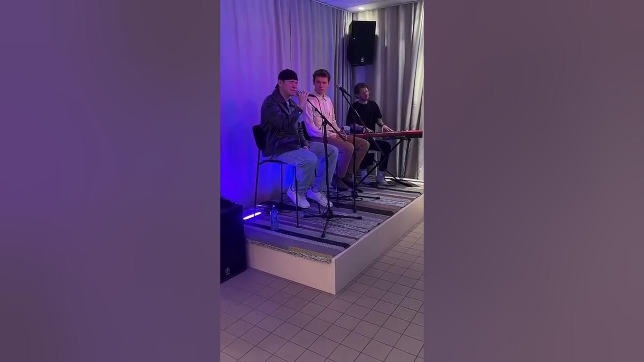 marcus and martinus performing their new song when all the lights go