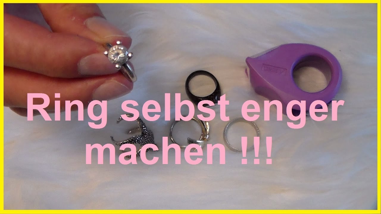 Einen Edelstahlring kleiner machen - so klappt's